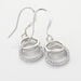 Boucles D'oreilles Pendantes Isabel Argent Blanc Oxyde De Zirconium - Pendantes Femme | Marc Orian