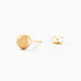 Boucles D'oreilles Puces Fidelia Or Jaune - Puces Famille | Marc Orian