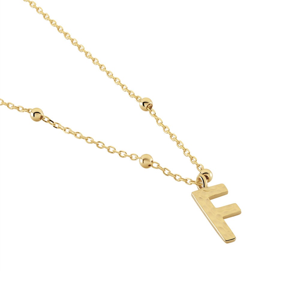 Collier Plaqué Or Jaune Lettra - Colliers fantaisie Femme | Marc Orian