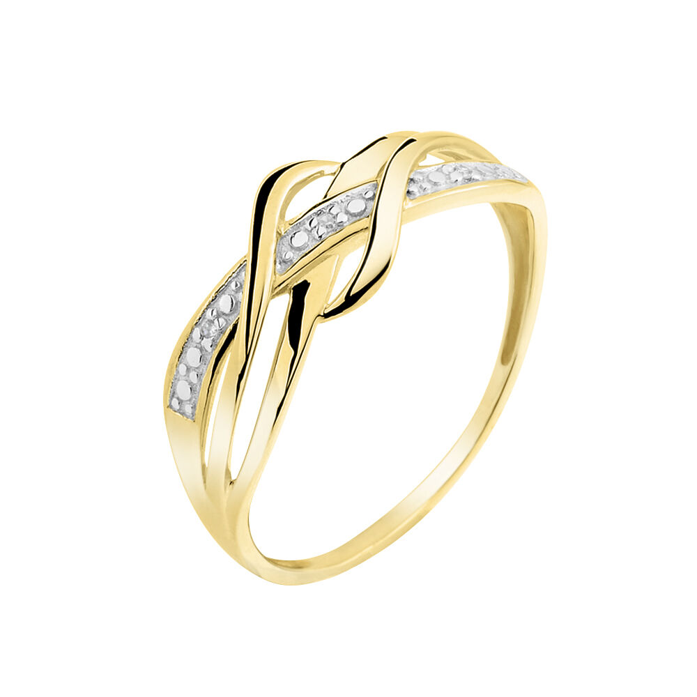 Bague Assa Or Jaune Diamant - Bagues pierres précieuses Femme | Marc Orian