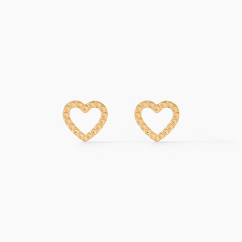 Boucles D'oreilles Puces Conrado Or Jaune - Puces Femme | Marc Orian