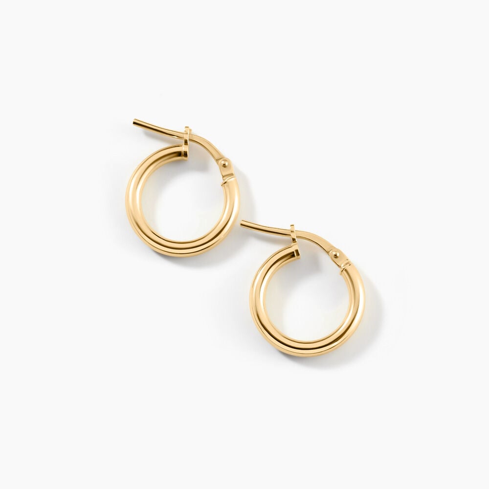 Cr&eacute;oles Verania Argent Dor&eacute; A L'Or 750/1000 - Cr&eacute;oles Femme | Marc Orian