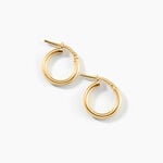 Cr&eacute;oles Verania Argent Dor&eacute; A L'Or 750/1000 - Cr&eacute;oles Femme | Marc Orian