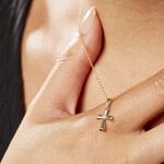 Collier Cobeia Or Jaune Oxyde De Zirconium - Colliers avec pierres Femme | Marc Orian