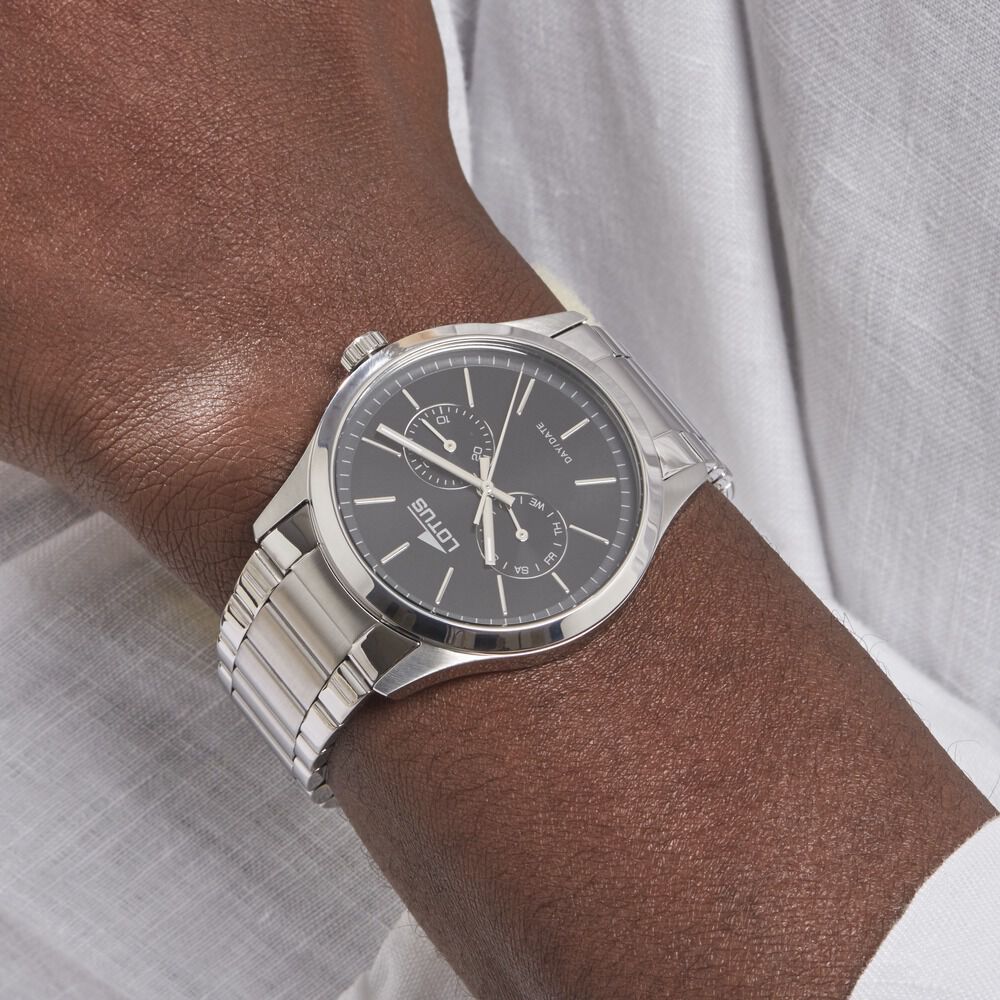 Montre Lotus Minimal Noir - Montres classiques Homme | Marc Orian