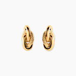 Boucles D'oreilles Puces Niko Or Jaune - Puces Famille | Marc Orian
