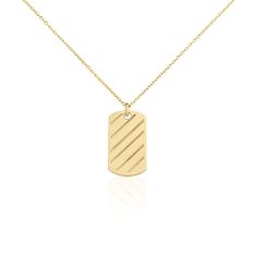 Collier Plaque Or Rayden - Colliers Homme | Marc Orian