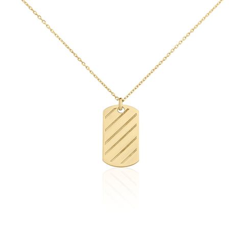 Collier Plaque Or Rayden - Colliers Homme | Marc Orian