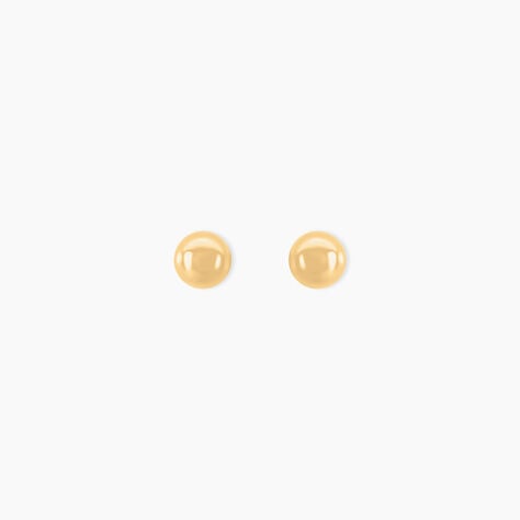 Boucles D'oreilles Puces Fidelia Boule Or Jaune - Puces Femme | Marc Orian