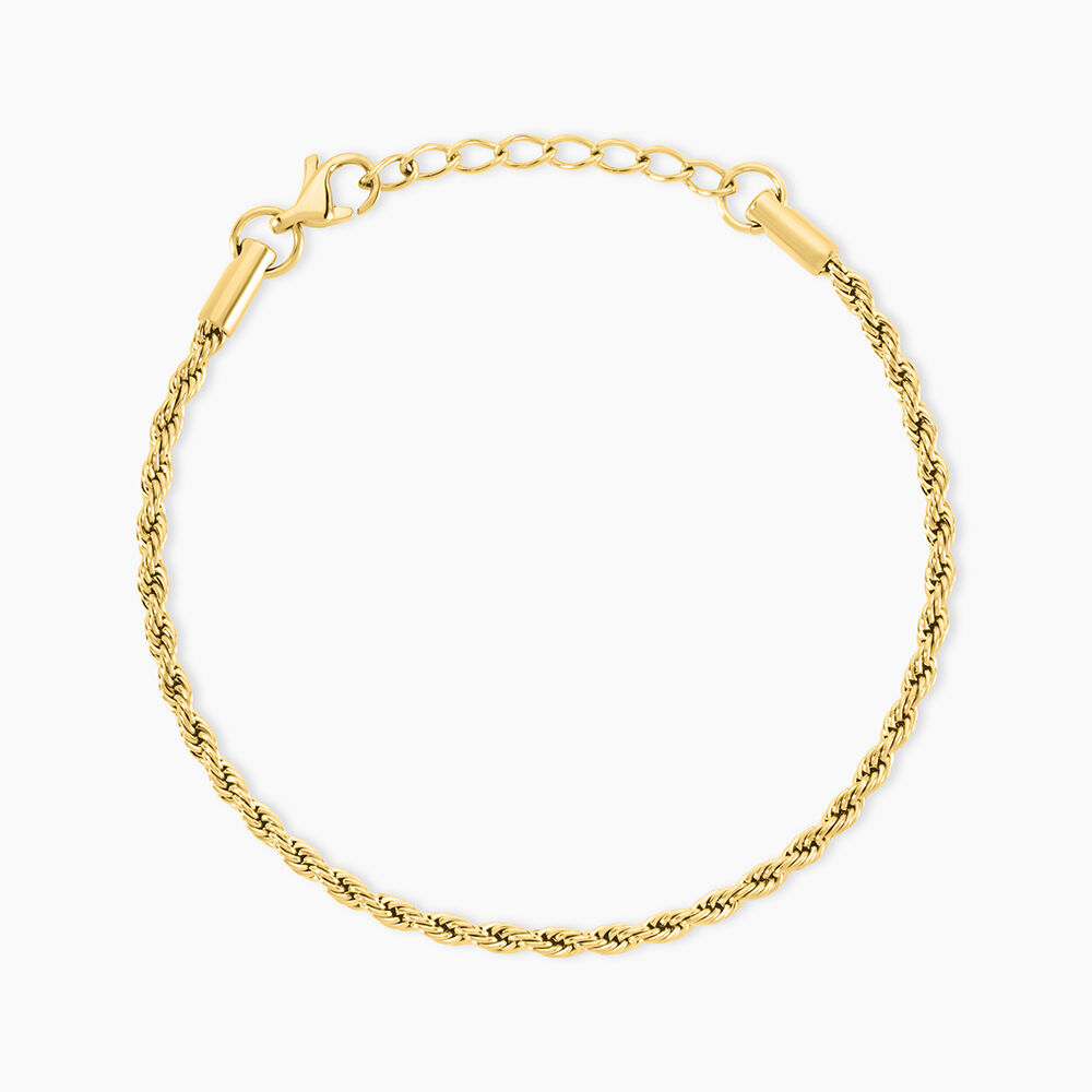 Bracelet Ambra Acier Jaune - Bracelets mailles Femme | Marc Orian
