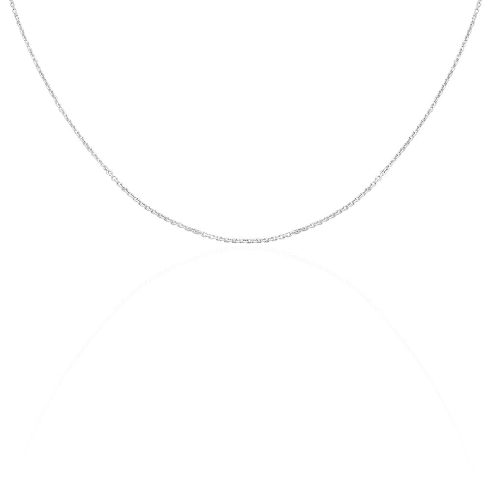 Chaîne Claudine Maille Forçat Argent Blanc - Chaines Femme | Marc Orian