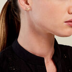 Boucles D'oreilles Puces Tylia Plaqu&eacute; Or Dor&eacute; - Puces Femme | Marc Orian