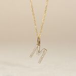 Pendentif Klementine Or Jaune Oxyde De Zirconium - Pendentifs Famille | Marc Orian