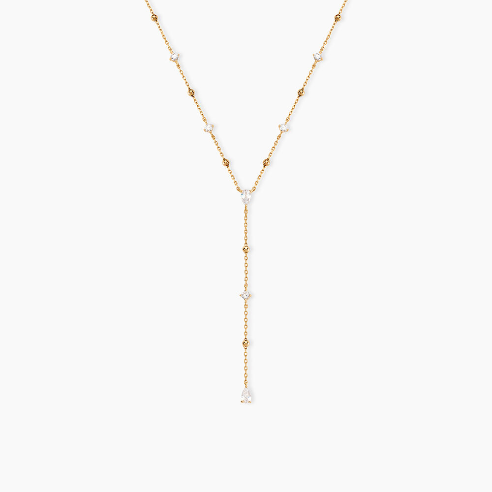 Collier Sya Plaqué Or Jaune Oxyde De Zirconium - Colliers avec pierres Femme | Marc Orian