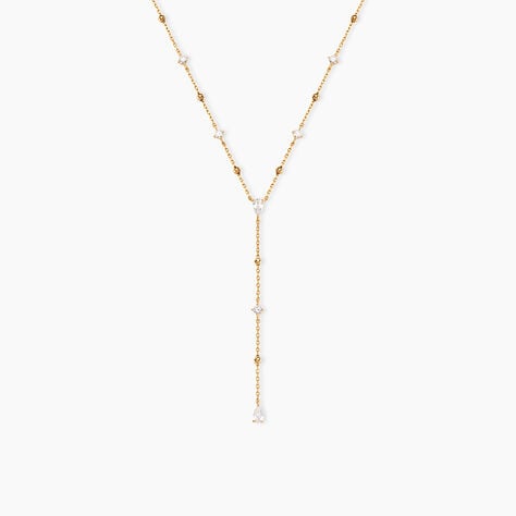 Collier Sya Plaqué Or Jaune Oxyde De Zirconium - Colliers avec pierres Femme | Marc Orian