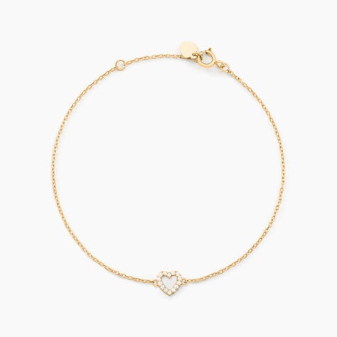 Bracelet Eufemia Or Jaune Oxyde De Zirconium - Bracelets chaînes Femme | Marc Orian