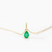 Collier Goutte Or Jaune Emeraude - Colliers avec pierres Femme | Marc Orian