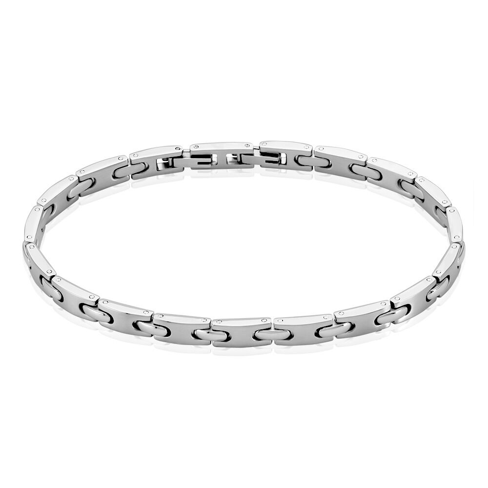 Bracelet Jourdan Acier Gris - Bracelets chaînes Homme | Marc Orian