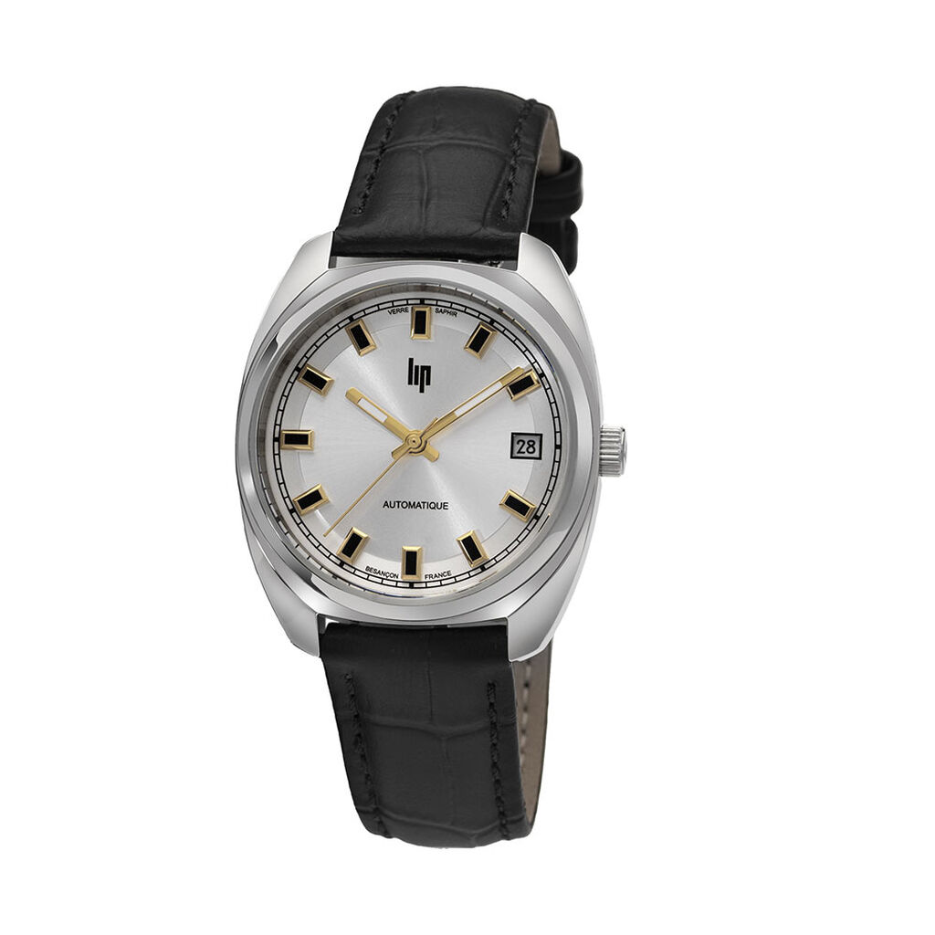 Montre Lip General De Gaulle Auto 35 Argent&eacute; - Montres automatiques Unisex | Marc Orian
