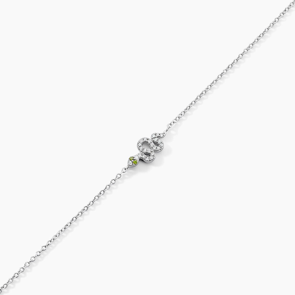 Bracelet Desert Argent Blanc Oxyde De Zirconium - Bracelets chaînes Femme | Marc Orian