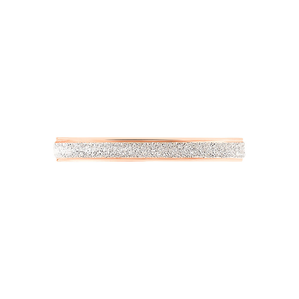 Alliance Sable Ruban Plat Or Bicolore - Alliances personnalisées Femme | Marc Orian