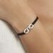 Bracelet Link Argent Blanc Oxyde De Zirconium Et Céramique - Bracelets cordons Femme | Marc Orian