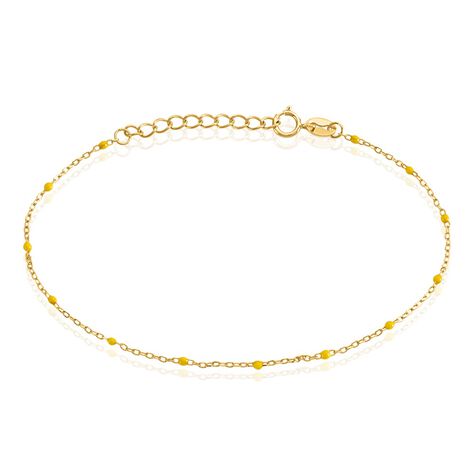 Bracelet Molly Argent Jaune - Bracelets chaînes Femme | Marc Orian