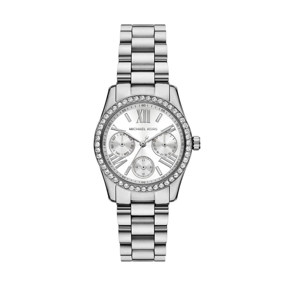Montre Michael Kors Lexington Lux Argent&eacute; - Montres &eacute;tanches Femme | Marc Orian