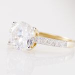 Solitaire Terese Or Jaune Oxyde De Zirconium - Solitaires Femme | Marc Orian