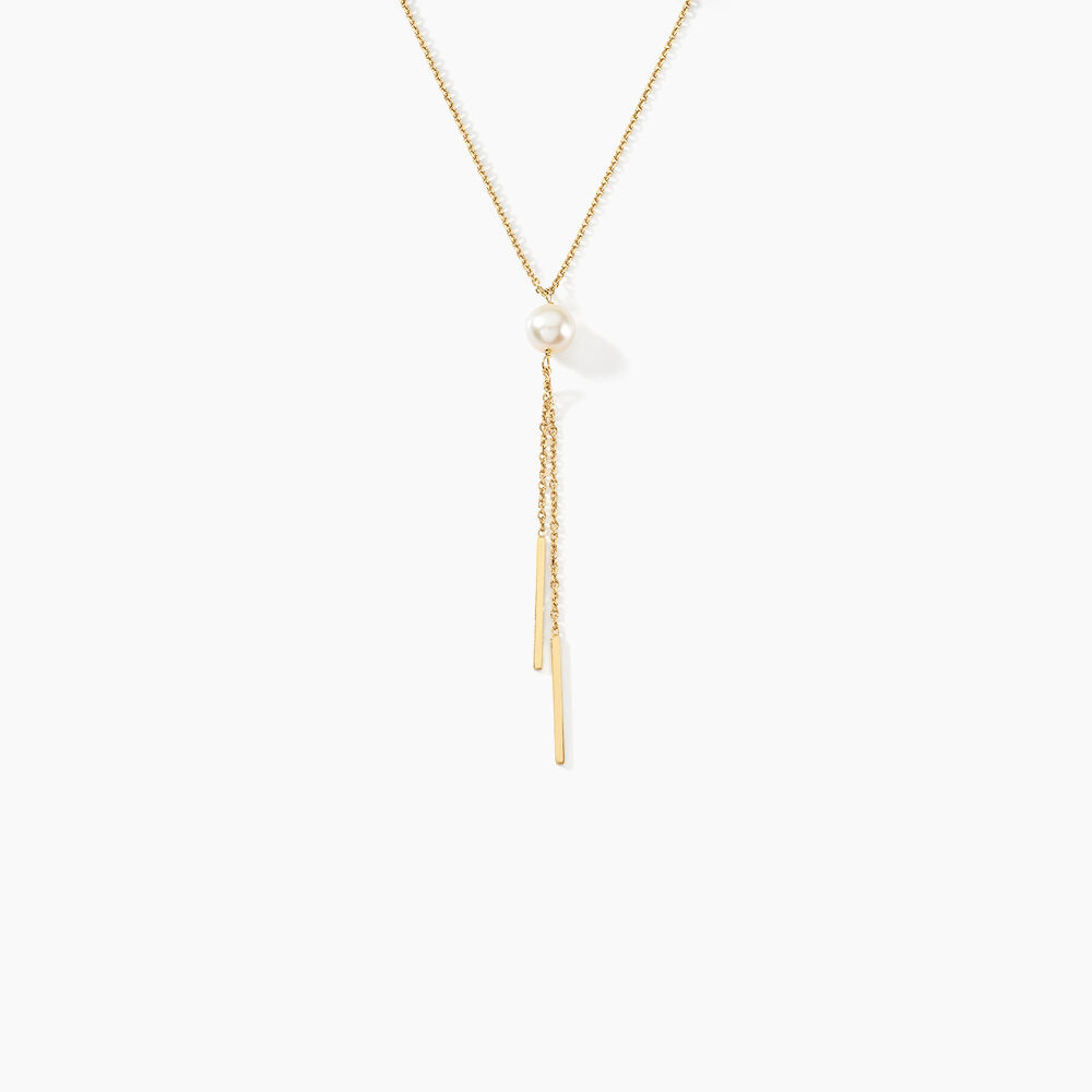 Collier Salman Or Jaune Perle De Culture - Colliers avec pierres Femme | Marc Orian