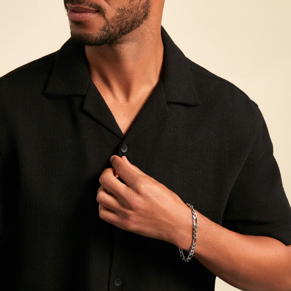 Bracelet Phebus Him Acier Argenté - Bracelets chaînes Homme | Marc Orian