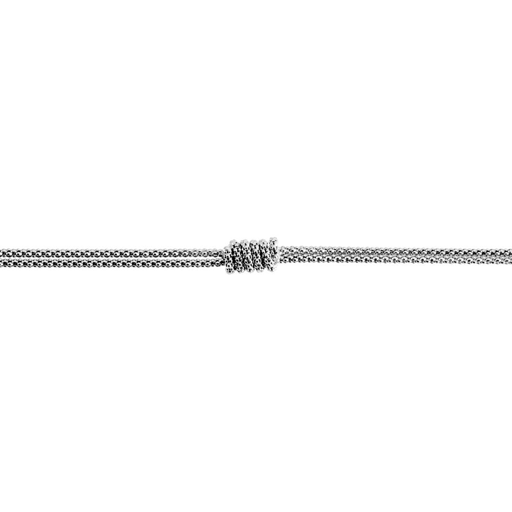 Bracelet Lassy Argent Blanc - Bracelets chaînes Femme | Marc Orian