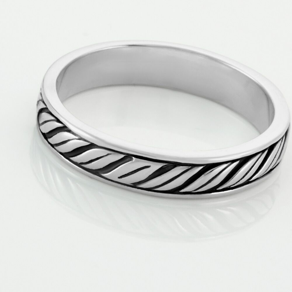 Bague Davin Argent Blanc - Bagues grosses Homme | Marc Orian