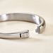 Bracelet Jonc Emilio Acier Blanc - Bracelets joncs Femme | Marc Orian