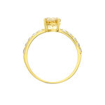 Bague Or Jaune Monroe Citrine Oxydes De Zirconium - Bagues pierres fines Femme | Marc Orian