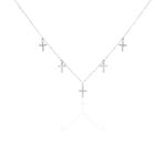 Collier Ivah Argent Blanc Oxyde De Zirconium - Colliers avec pierres Femme | Marc Orian