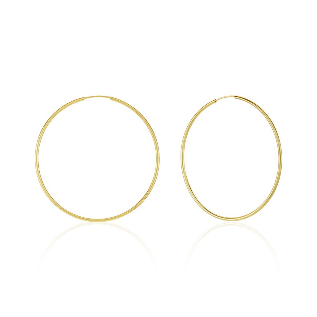 Créoles Dominae Or Jaune - Créoles Femme | Marc Orian