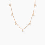 Collier Collie Argent Rose Oxyde De Zirconium - Colliers avec pierres Femme | Marc Orian