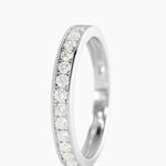 Alliance Dionysa Or Blanc Diamant - Alliances duo Femme | Marc Orian