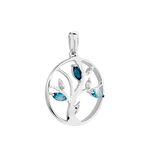 Pendentif Godolieba Or Blanc Topaze - Pendentifs Femme | Marc Orian