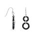 Boucles D'oreilles Pendantes Narcissa Argent Blanc Céramique Et Oxyde - Pendantes Femme | Marc Orian