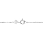 Cha&icirc;ne Alyze Argent Blanc - Colliers fantaisie Femme | Marc Orian