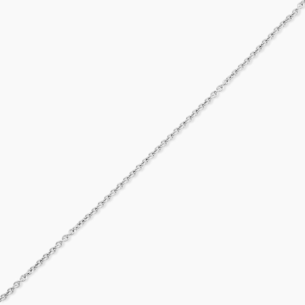Chaîne Ilda Maille Forçat Limee Or Blanc - Chaines Femme | Marc Orian