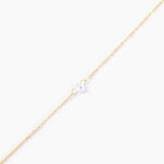 Bracelet Or Jaune Emilee Oxyde De Zirconium - Bracelets cha&icirc;nes Enfant | Marc Orian