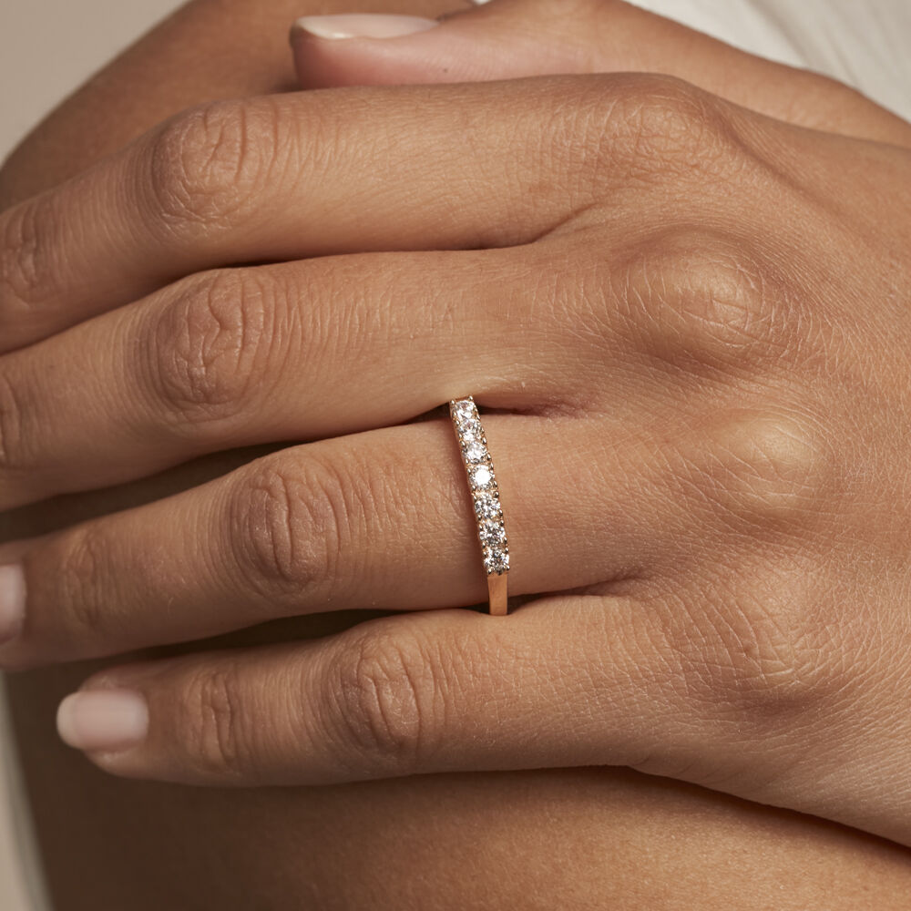 Bague Isee Plaqué Or Jaune Oxyde De Zirconium - Bagues avec pierre Femme | Marc Orian