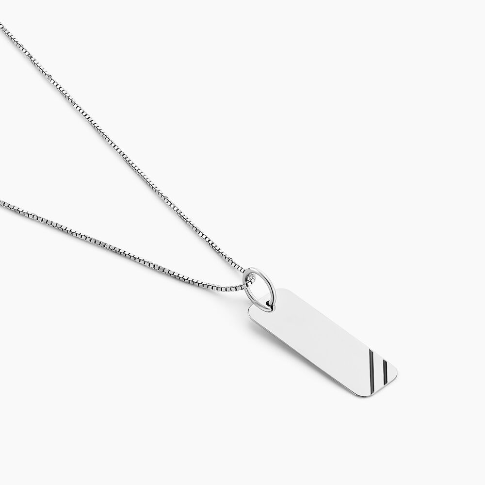 Collier Ryan Or Blanc - Colliers Homme | Marc Orian