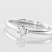 Bague Solitaire Athena Or Blanc Diamant