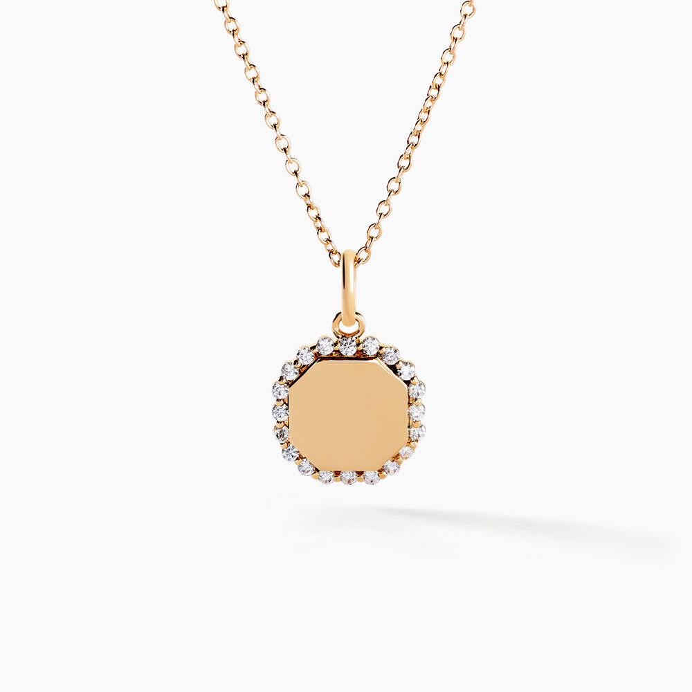 Pendentif Tissem Plaqué Or Doré Oxyde De Zirconium - Pendentifs Femme | Marc Orian