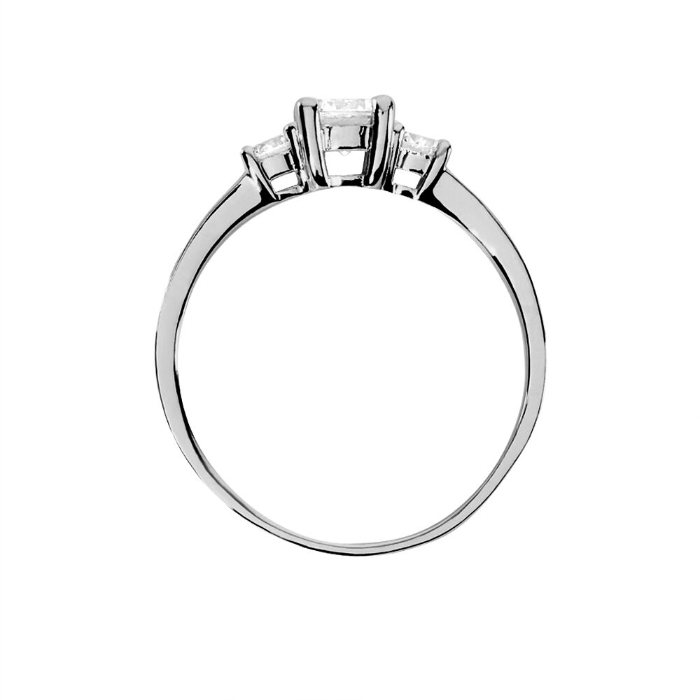 Bague Marie-angelina Argent Blanc Oxyde De Zirconium - Bagues avec pierre Femme | Marc Orian