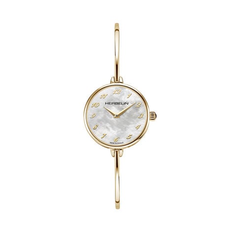 Montre Herbelin Fil Nacre Blanche - Montres &eacute;tanches Femme | Marc Orian